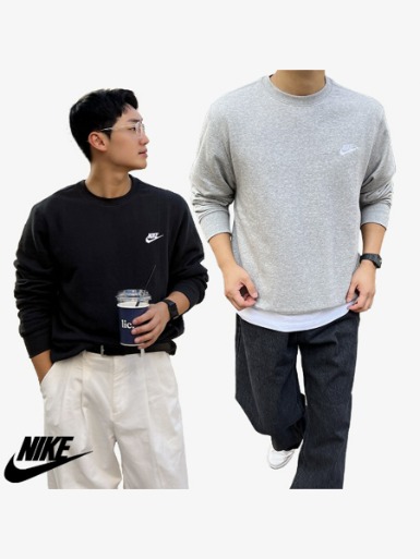 [Nike] 나이키 프렌치테리 클럽 맨투맨 (2color) - 놈코어